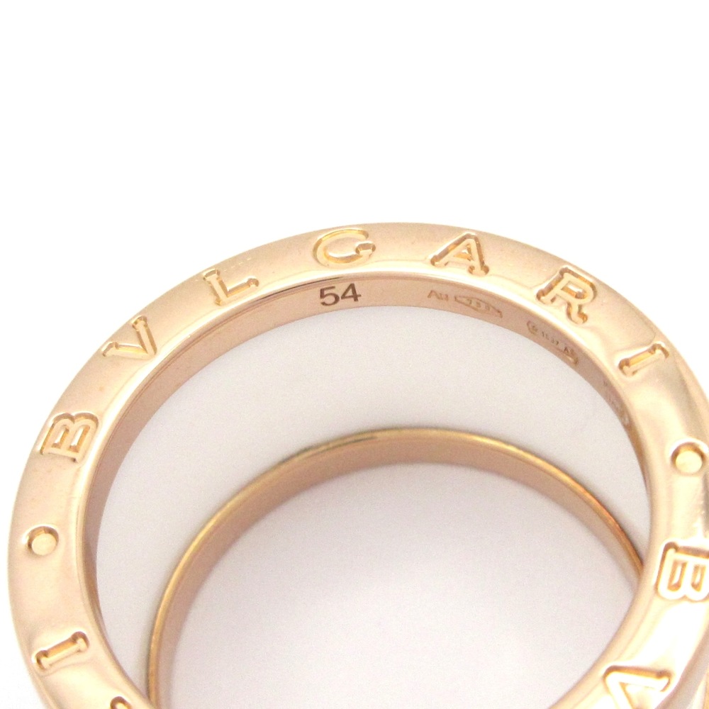 Bvlgari B-zero1 Ring 18K Rose Gold White Ceramic - Picture 5 of 7